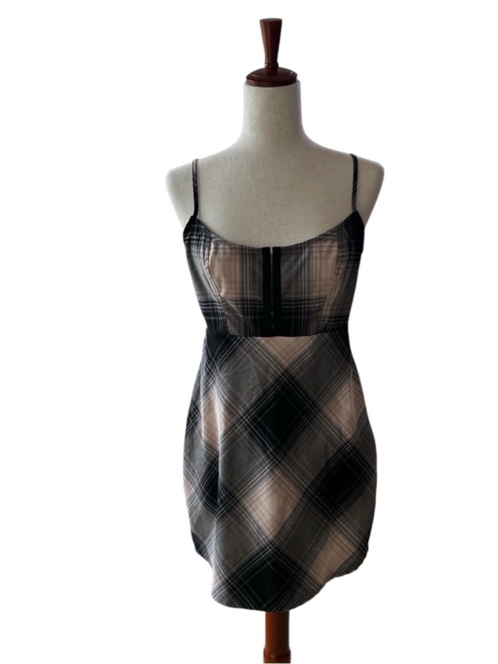Urban outfitters plaid mini dress